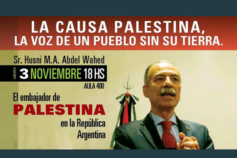 Charla “La Causa Palestina, un pueblo sin tierra”