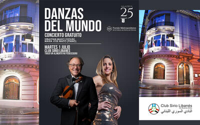 Concierto: “Danzas del Mundo” en el Club Sirio Libanés Concierto: “Danzas del Mundo” en el Club Sirio Libanés