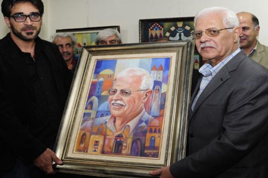 Condecoran al artista plástico palestino Abdul Muti Abu Zeid