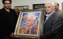 Condecoran al artista plástico palestino Abdul Muti Abu Zeid