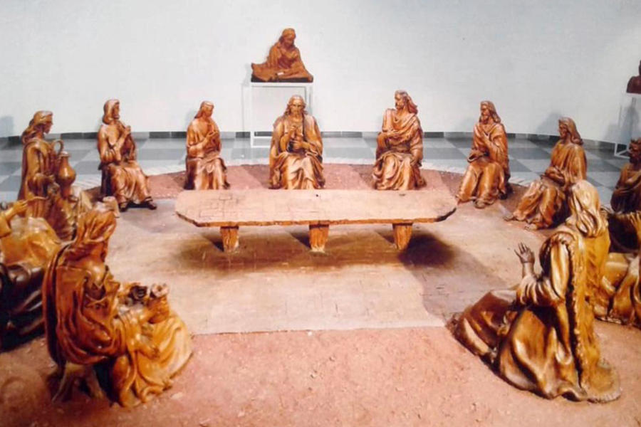 Grupo escultórico "La Ultima Cena", por Nocenta de Pisetta.