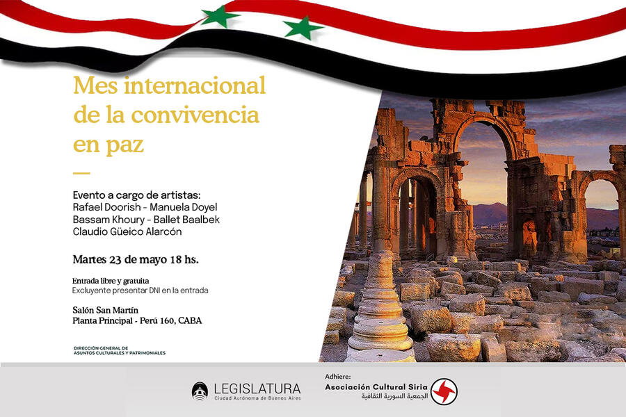 Homenaje a Siria en la Legislatura Porteña 
