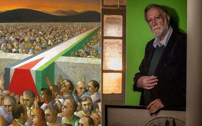Murió Sliman Mansour, el pintor que convirtió la identidad palestina en lenguaje visual