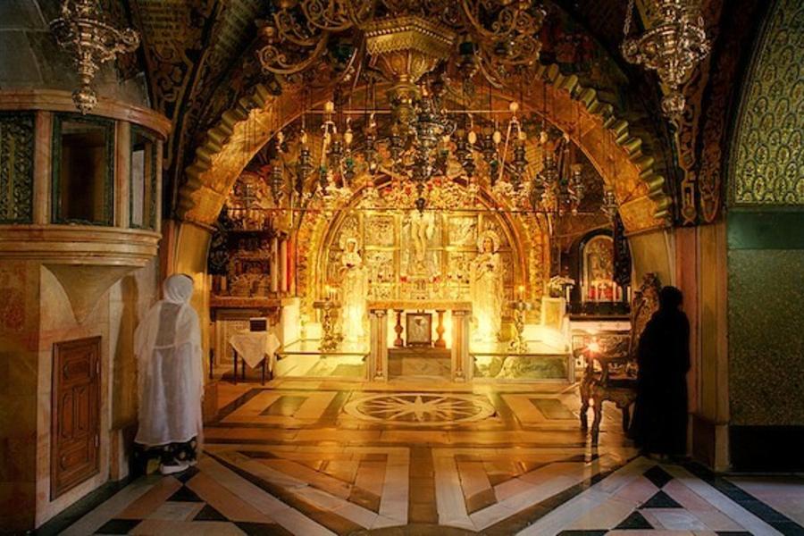 Reapertura de la tumba de Cristo