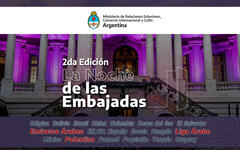 Se viene la segunda edición de la Noche de las Embajadas
