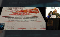 “Por Amor a Siria” Premiada en FICIP 2022