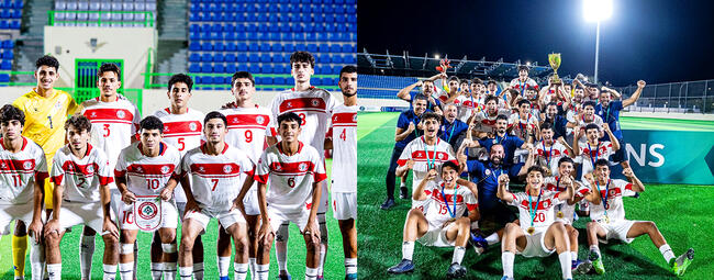 El Sub17 libanés levantó la copa WAFF 2026 en Jordania