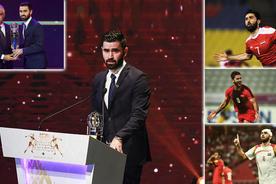 Goleador sirio, “Jugador del Año” en Asia