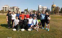 Carolina Bravo ya entrena a la selección femenina de rugby de Siria (Foto: Syria Rugby)