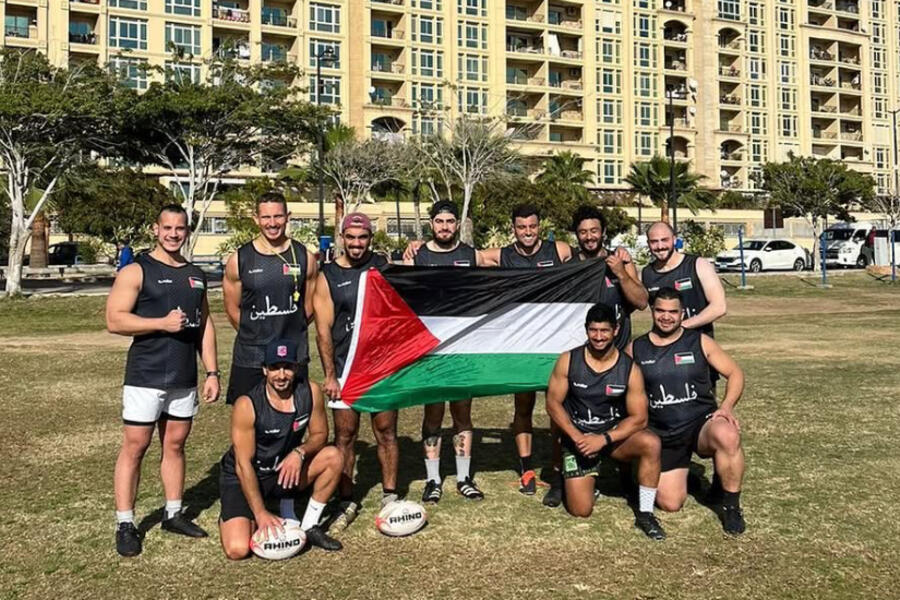 Palestina participó en el Arab Rugby Sevens con un equipo de la ...