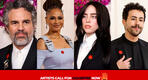Mark Ruffalo, Ava DuVernay, Billie Eilish y Ramy Youssef entre las celebridades con un pin de Artists4Ceasefire (Fotos: JC Olivera y Marleen Moise / Getty Images via AFP)