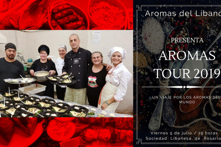 Encuentro gastronómico árabe en Rosario