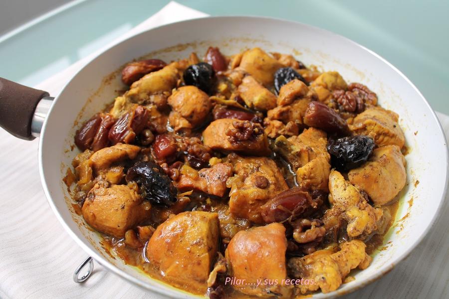 Pollo marroquí con 7 sabores