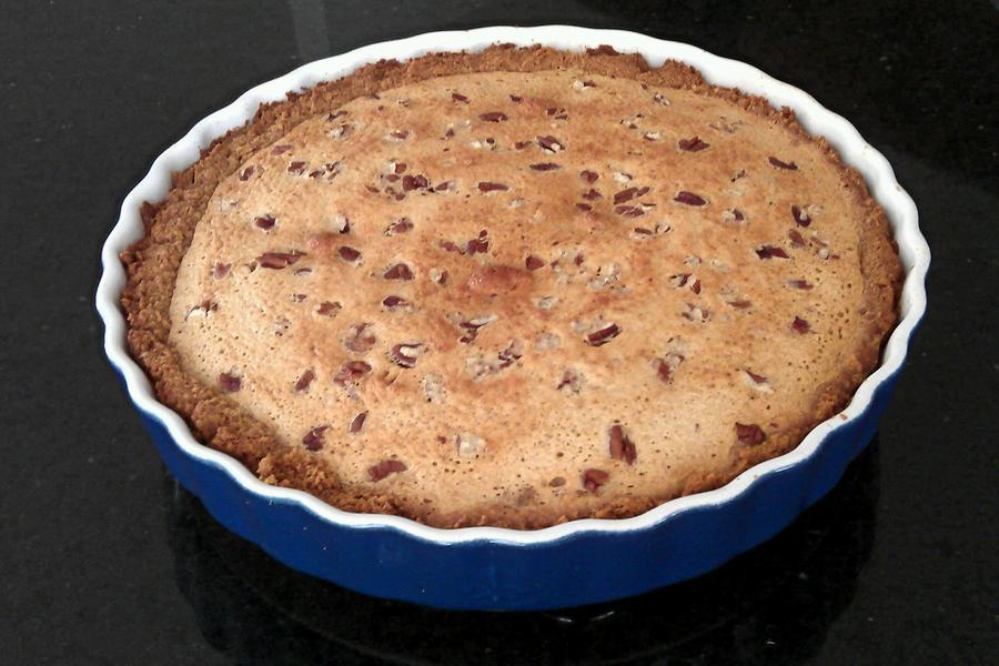 Torta árabe de dátil y nueces