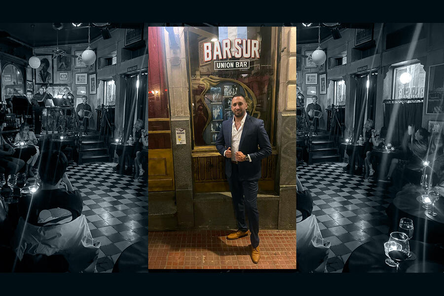 Emir Fares: de bailar en Caminito a empresario del tango