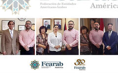 Directivos de Fearab América inician serie de visitas protocolares