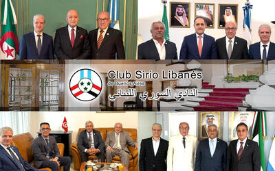 Directivos del CSLBA realizaron visitas a las embajadas árabes