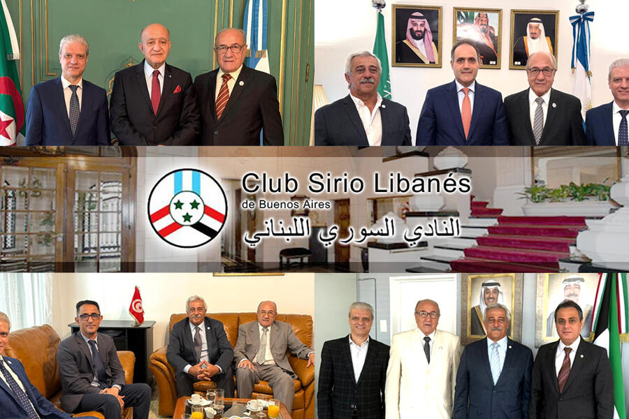 Directivos del CSLBA realizaron visitas a las embajadas árabes