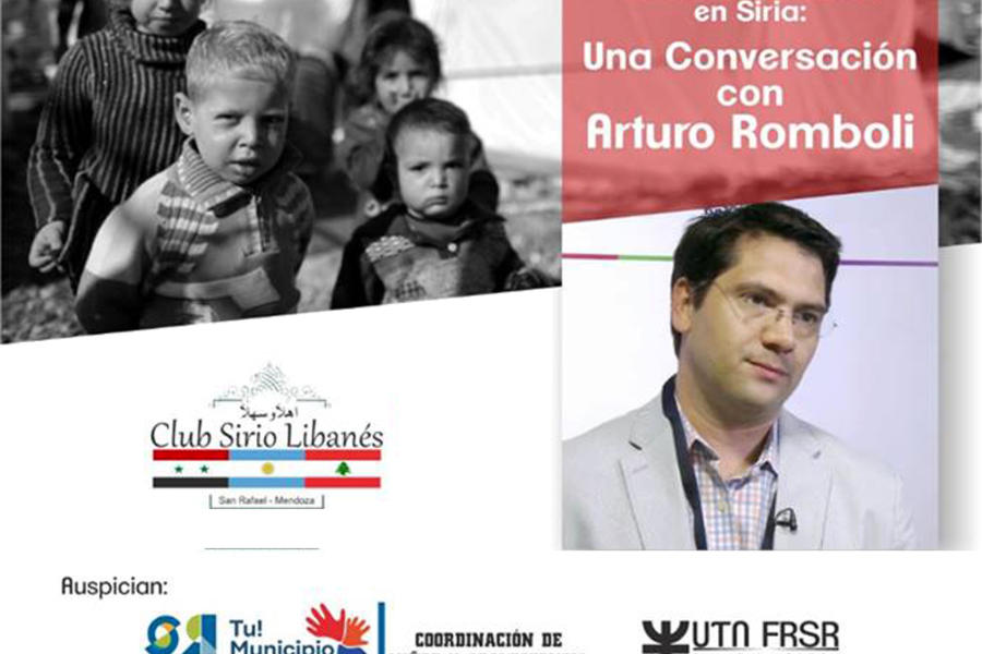 Disertación sobre la infancia de Siria en el Club Sirio Libanés de San Rafael
