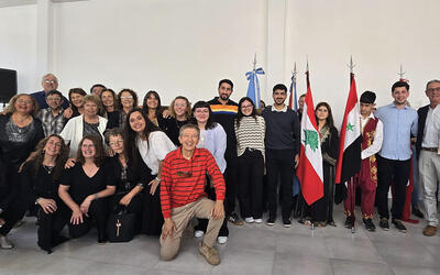 Esperanza: La Asociación Sirio Libanesa inauguró sede y plaza pública en su 20º aniversario