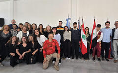 Esperanza: La Asociación Sirio Libanesa inauguró sede y plaza pública en su 20º aniversario