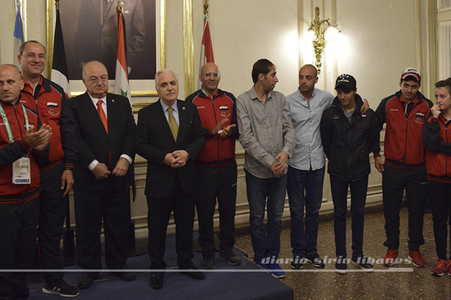 La Delegación Olímpica siria visitó la Cultural