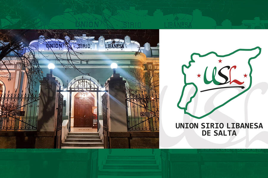 Salutación de la USL de Salta por el aniversario del Diario Sirio Libanés