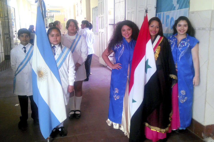 Tartagal festeja el 52 Aniversario del depósito de la bandera siria