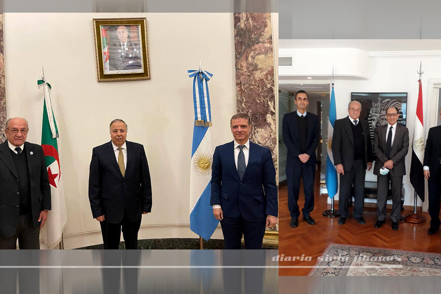 Visita institucional a embajadas de Argelia y Egipto
