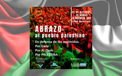 CONVOCATORIA: Abrazo al pueblo palestino