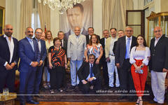 Directivos de Fearab Argentina saludan al designado Embajador de Siria