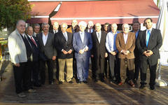 Almuerzo ofrecido al Dr. Bilal por el Club Sirio Libanés de Bs. As.: autoridades diplomáticas e institucionales presentes