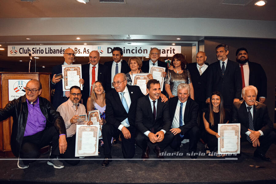 Galardonados UGARIT 2022 junto al presidente del CSLBA, Sr. Yaoudat Brahim (Foto: DSL)