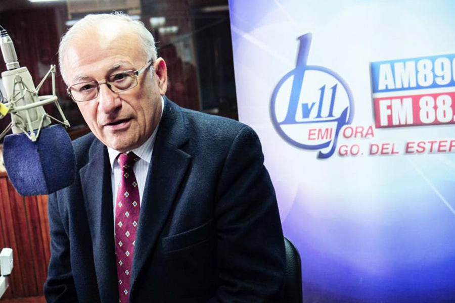 Dr. Camilo Brahim, Cónsul Honorario de la República Árabe Siria en Santiago del Estero, en diálogo con el periódico Nuevo Diario en el marco del Día del Inmigrante | Septiembre de 2020 (Foto: Nuevo Diario) 
