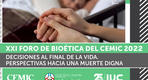 XXI Foro de Bioética del CEMIC 2022 se realizó en el Club Sirio Libanés